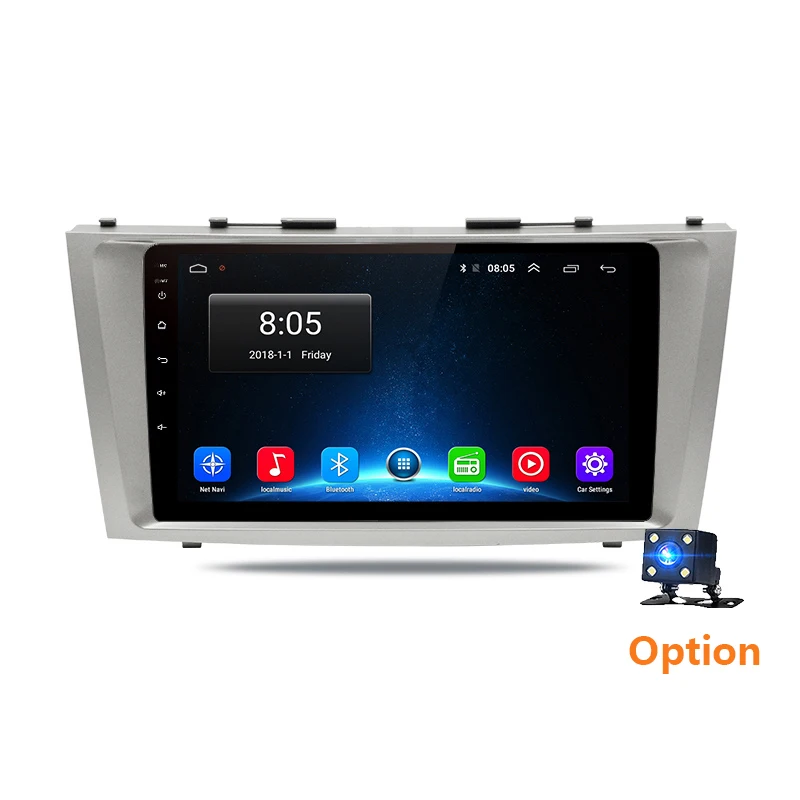 9 дюймов Android 9,1 Camery Автомагнитола gps 2 Din Авторадио сенсорный экран 2din для Toyota Camry vx 40 50 2007 2008 2009 2010 2011 50