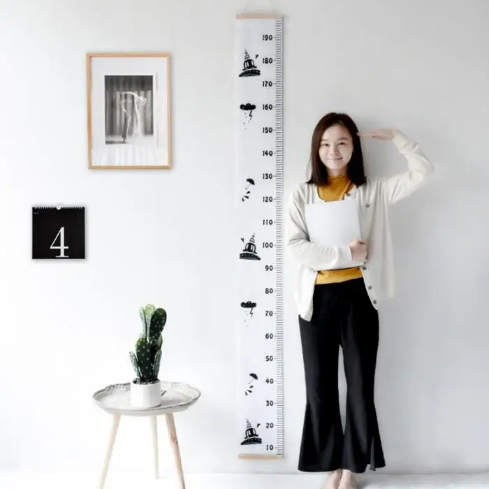 Водостойкая настенная вешалка для измерения высоты тату детского декора комнаты