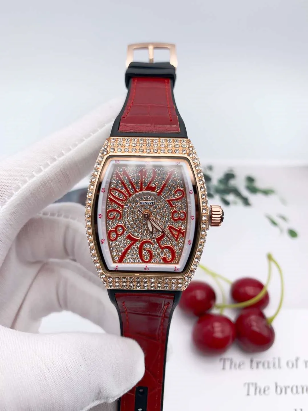 

Foreign trade explosive solid steel band business quartz watch, with calendar function