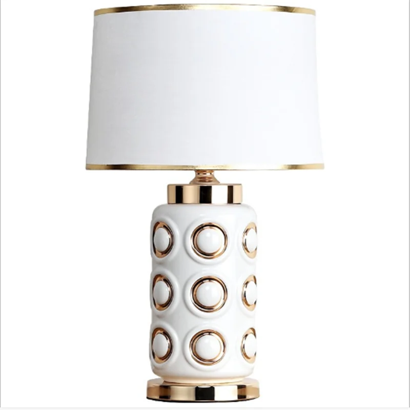Modern Luxurious Ceramic Table Lamp Bed Room Foyer Entrance Fashion Desk Reading Light 190175 | Лампы и освещение