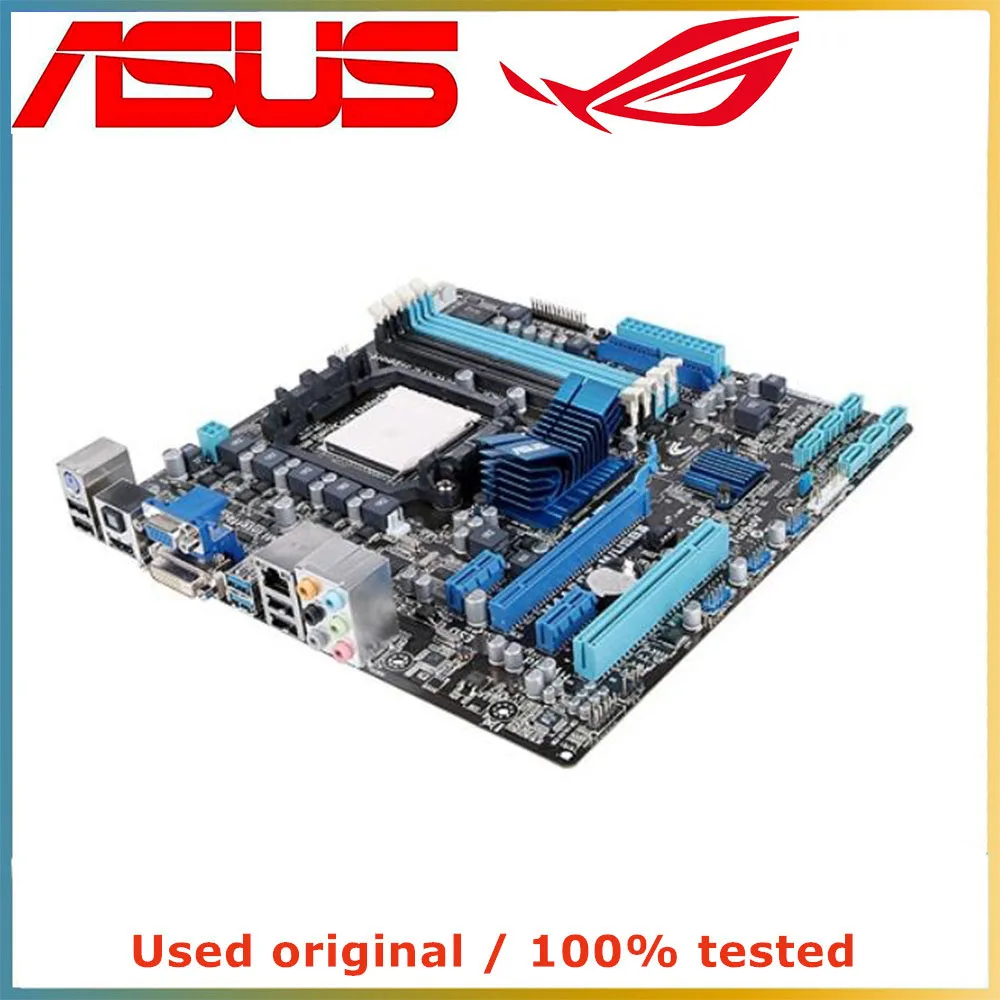 Материнская плата для AMD 870 880G 880 AM3 ASUS M4A88T-MUSB3 компьютерная розетка X4 955 640 DDR3 б/у