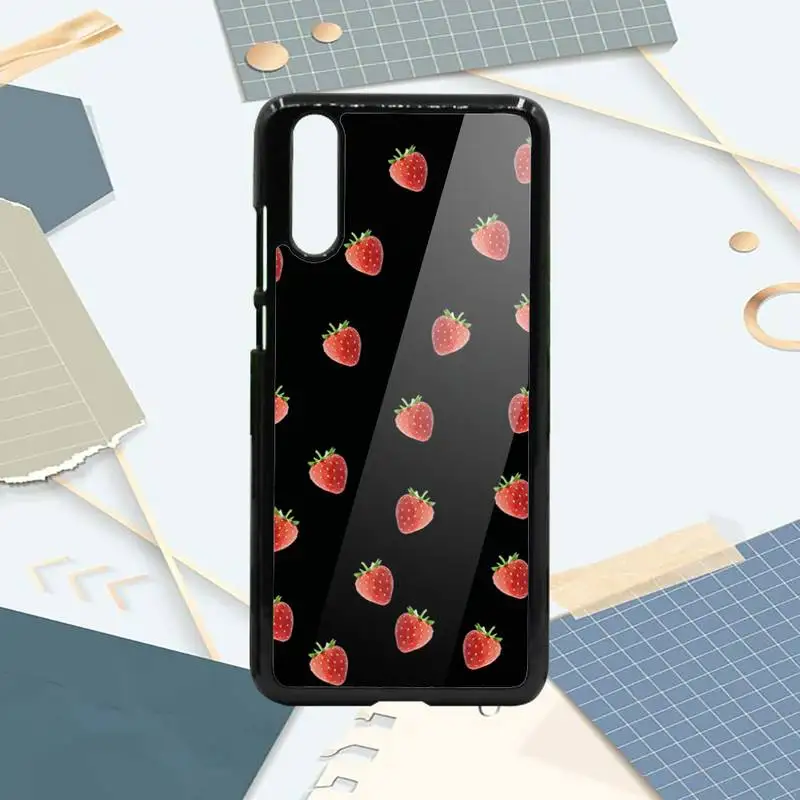 

Cherry Peach watermelon fruit pattern Phone Case PC For Samsung galaxy S note 8 9 20 10 e lite2019 plus pro ultra