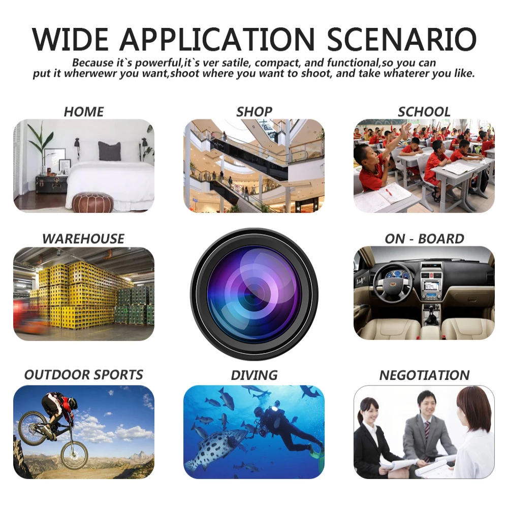 Оригинальная мини камера с Wi Fi 720 P видео CMOS сенсор ночное видение видеокамера