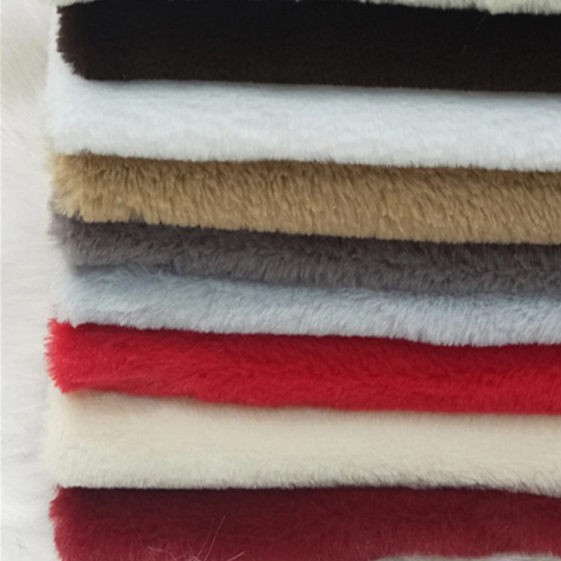 160x100 см Искусственный мех кролика ткань 100% полиэстер 10 мм ворс супер мягкая