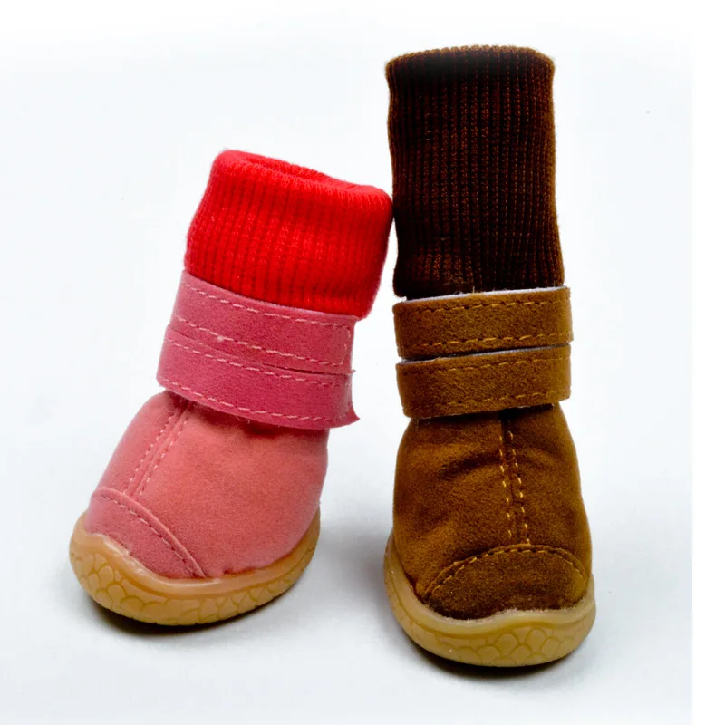 

Pet Dog Paw Shoes Sneakers Shoes Winter Thickened Snow Boots High Tube Small Dog Teddy Shoes Dog Shoes for Small Dogs