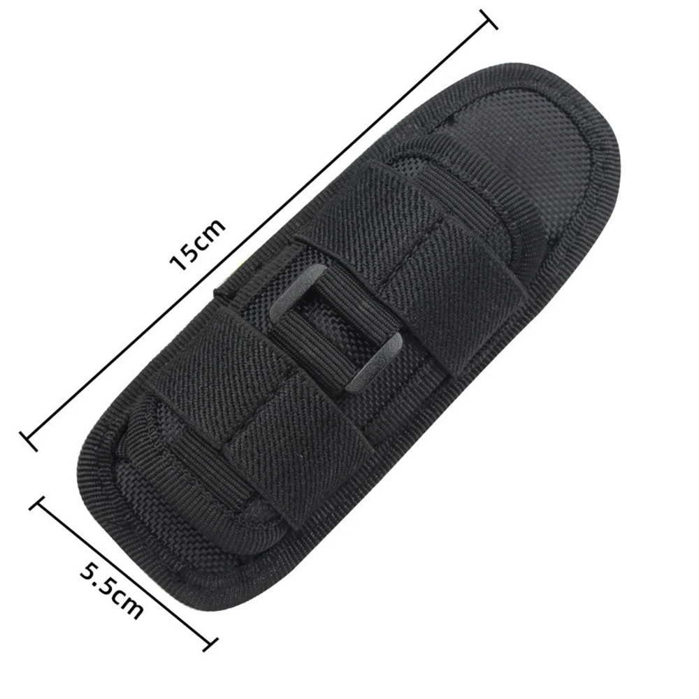Tactical Flashlight Set 360 Degrees Rotatable Pouch Holster Torch Case Belt Cover Outdoor Hunting Equipment | Спорт и развлечения
