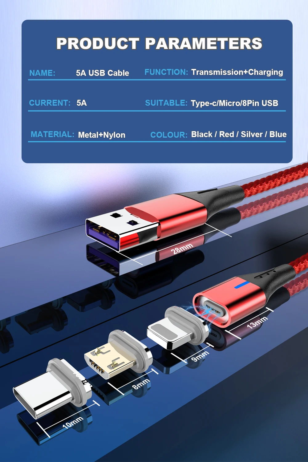 Магнитный кабель для быстрой зарядки для huawei samsung A90 Xiaomi usb type C Android кабели для мобильного телефона Microusb Линия передачи данных зарядное устройство