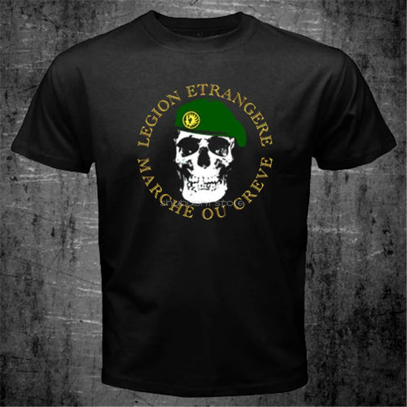 Мужская футболка с круглым вырезом модная мировая Армейская французский