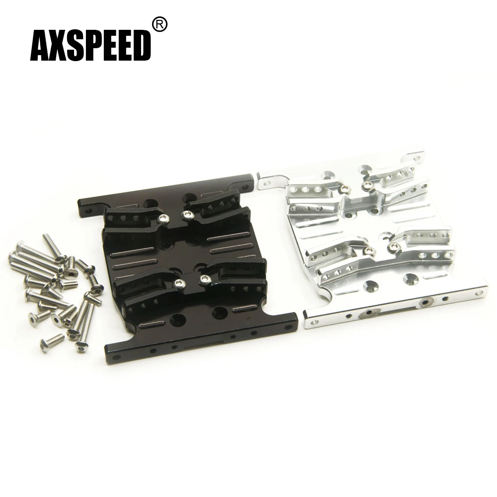 

AXSPEED Aluminum Alloy Metal Center Gearbox Mount Transmission Holder for Axial SCX10 1/10 RC Rock Crawler Car Upgrade Parts