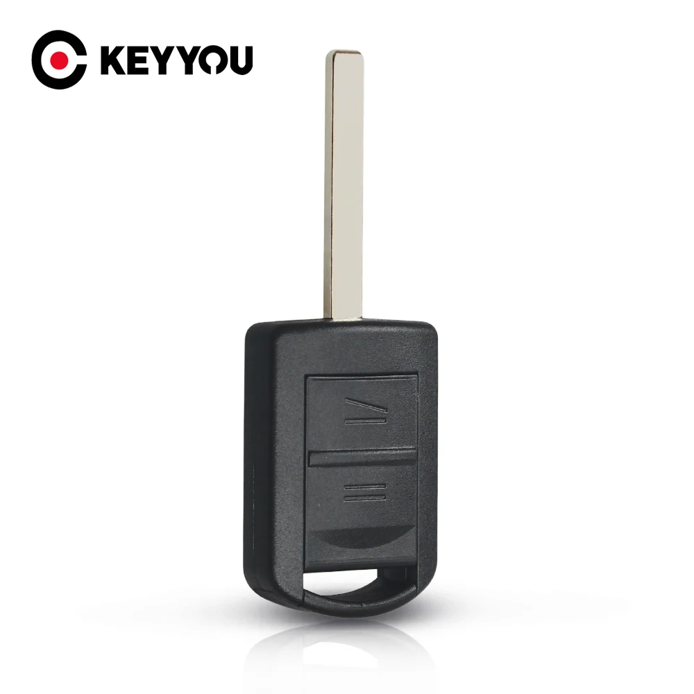 KEYYOU 2 кнопки Uncut Blade дистанционный Автомобильный ключ оболочка для Vauxhall Opel Corsa Agila