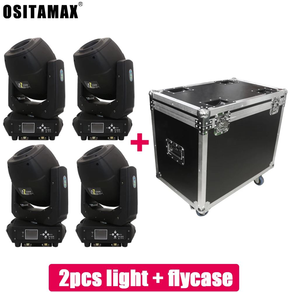 4 шт. с flycase 230 Вт светодиодсветодиодный движущаяся головка точечный Gobo DMX512