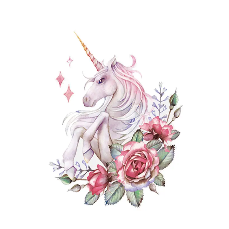 Unicorn 6 Красочные наклейки с животными на стену Единорог вечерние украшения художественная наклейка на холодильник универсальные Мультяшные обои для детской комнаты - Цвет: Unicorn 6