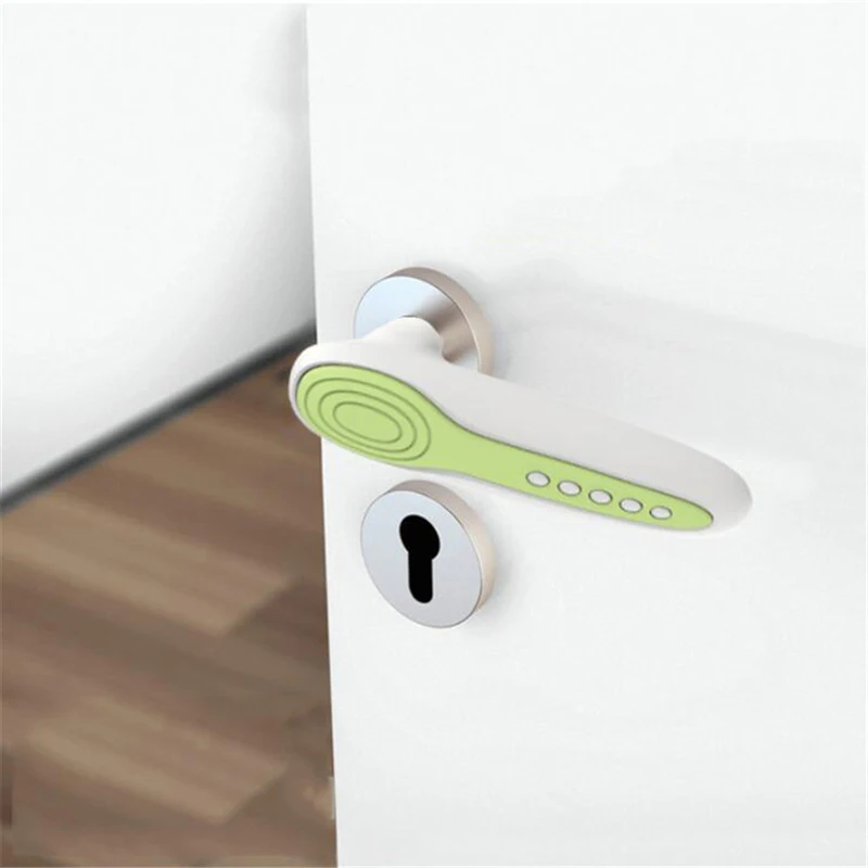 

Silicone Anti Collision Static Door Handle Protector Covers Baby Home Safety Decor Baby Safety Supplies