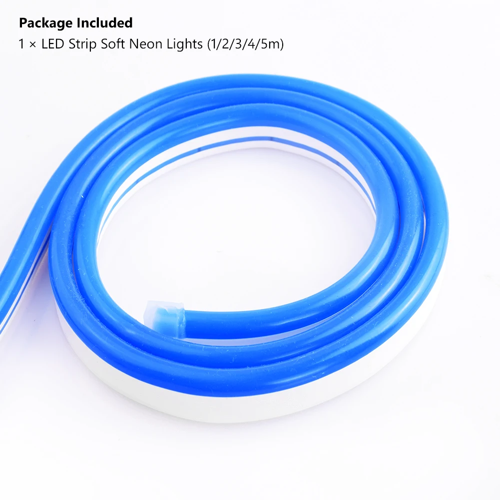 Светодиодная лента 2835 водонепроницаемая неоновая Led лампа теплого белого