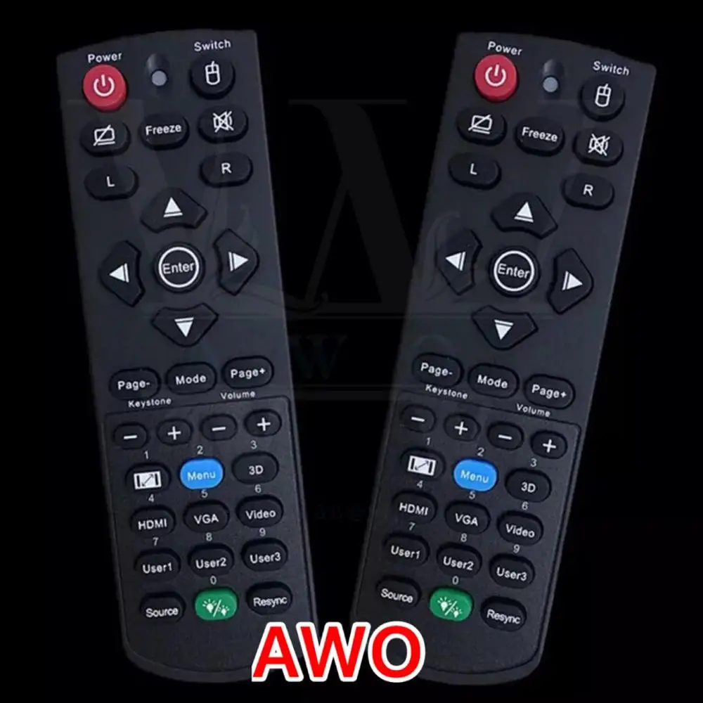 AWO новый пульт ДУ проектора управления для optoma EH416 W311 EH320USTi EH341 EH320UST EH415ST EH504 W355 W502