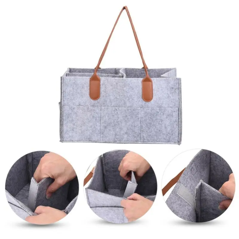 Войлочные детские подгузники Caddy салфетки для хранения сумка органайзер