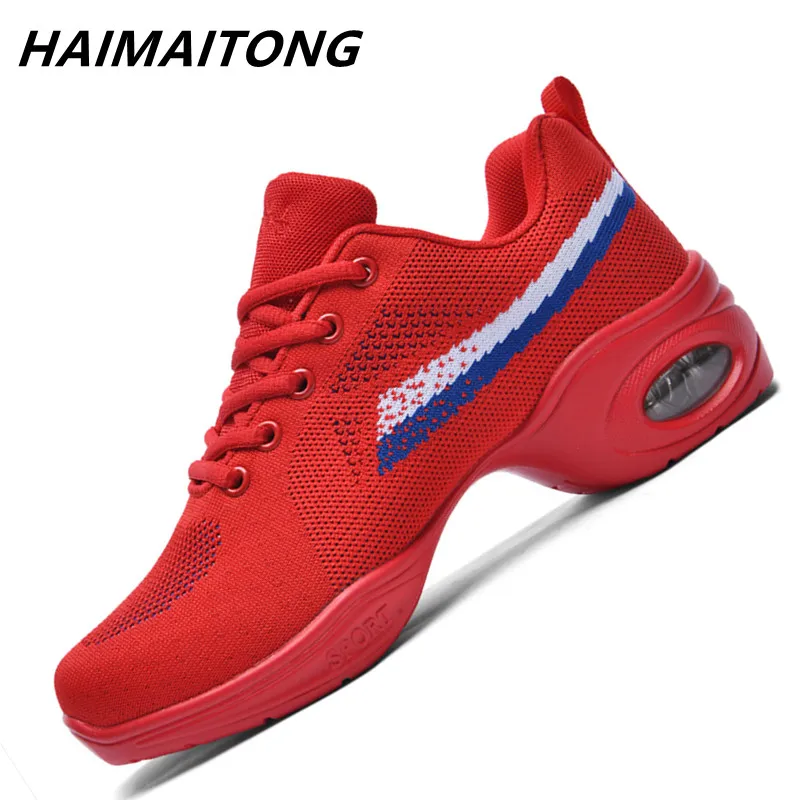 

Dancing Shoes Women Breathable Cushioning Jazz Sneakers Lightweight Sport Feature Modern Dance Shoes Girl's Practice Sneakers