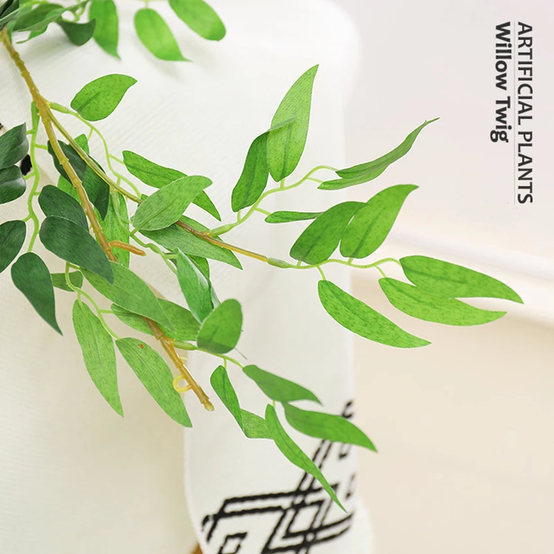 Искусственные Висячие растения ивовые искусственные лозы веточки для