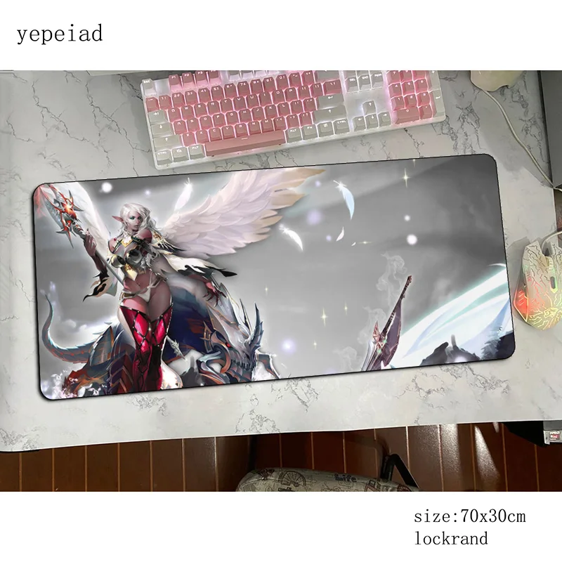 Lineage 2 padmouse 800x300x3 мм игровой коврик для мыши из натурального каучука милый