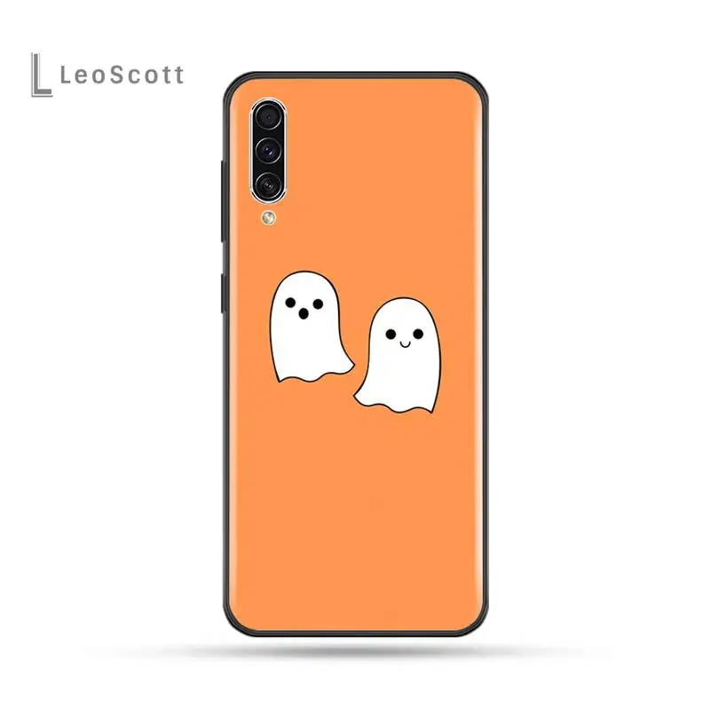 

little ghost with halloween pumpkin Phone Cases For Samsung Galaxy M10 20 30 A 40 50 70 71 A6 A9 2018 J7 CORE PLUS STAR S10 5G