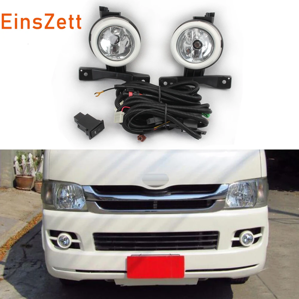 1 комплект Противотуманные фары Дневные Фары Светильник в сборе для Toyota Hiace 2009 2010