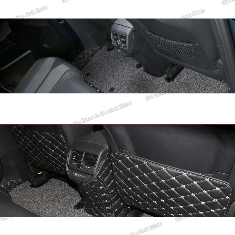 Кожаный коврик Lsrtw2017 для заднего сиденья автомобиля противоударный Peugeot 5008 3008 2019