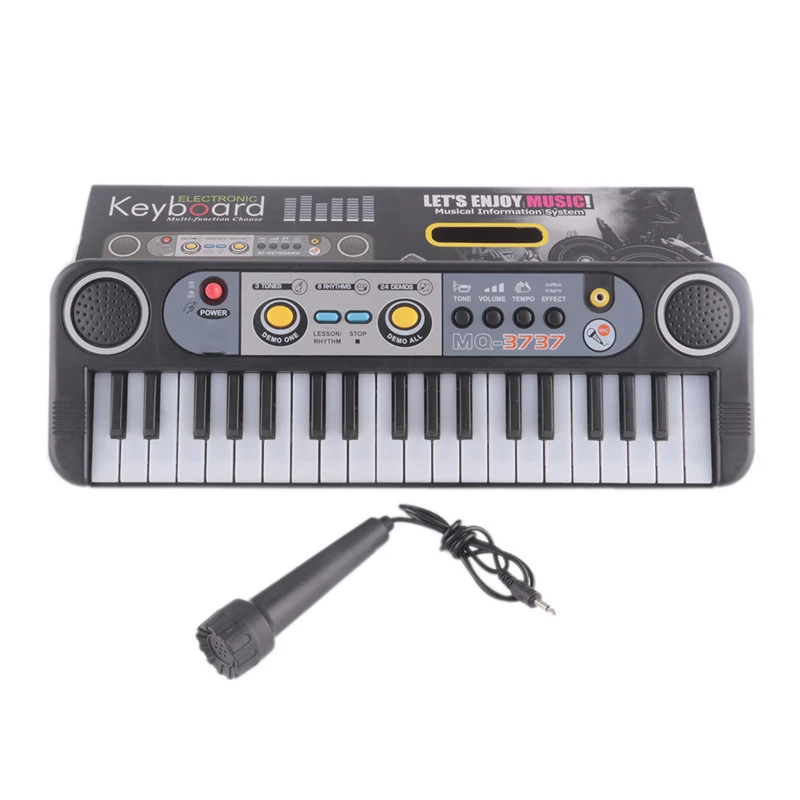 Мини клавиатура Electone 37 клавиш Обучающие музыкальные инструменты игрушки с