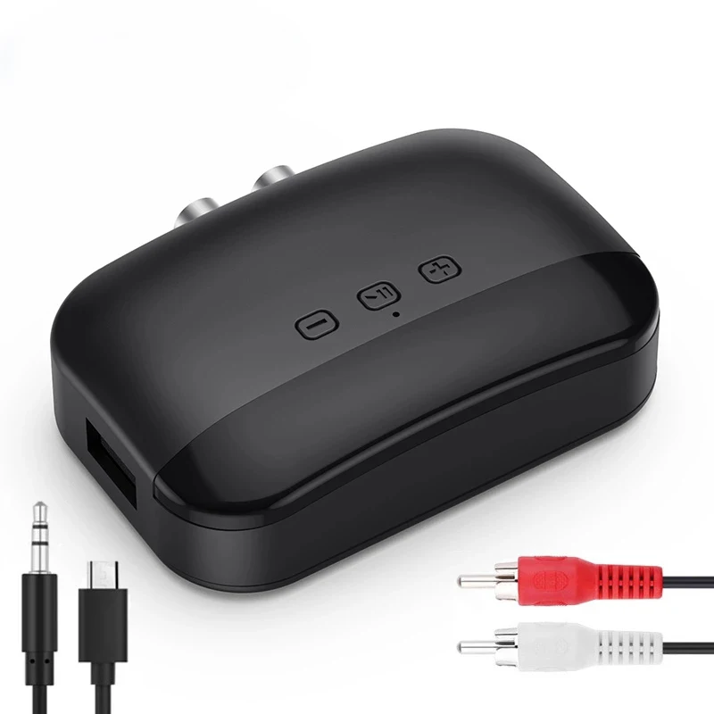

NFC Bluetooth 5.0 Audio Receiver Support TF Card&U Disk Play 3.5MM AUX RCA With Mic Handsfree Wireless Adaprer For Car