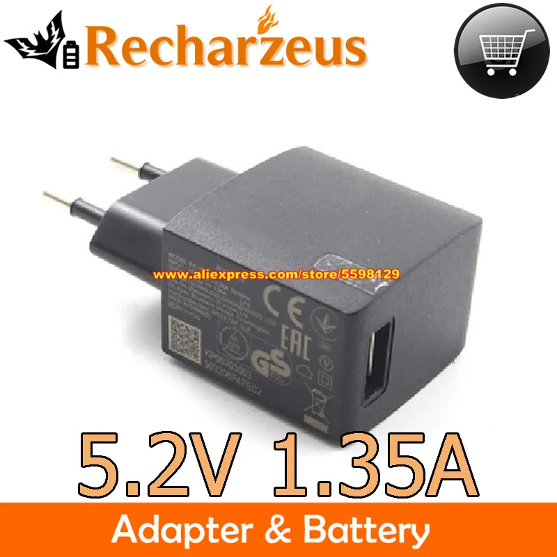 

Genuine EU Plug 5.2V 1.35A Acer PA-1070-07 Charger For Acer LIQUID Z630S T04 Asus GOOGLE NEXUS 7 2ND GEN NEXUS 7 Tablet Adapter