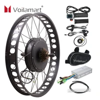 voilamart 26 1000w 48v electric bike fat tire rear wheel bicycle conversion kit hub motor