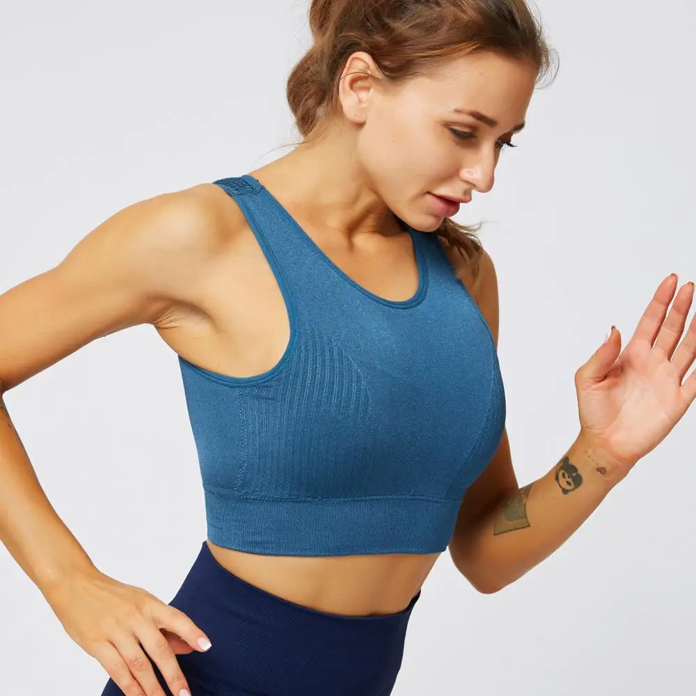 Ажурный бесшовный спортивный бюстгальтер женские спортивные бюстгальтеры для
