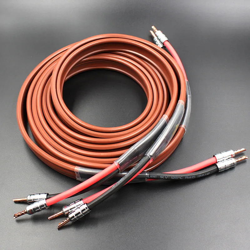 DIYLIVE1m VDH Vandenhauer серебристый стерео динамик с гальваническим покрытием и штекером