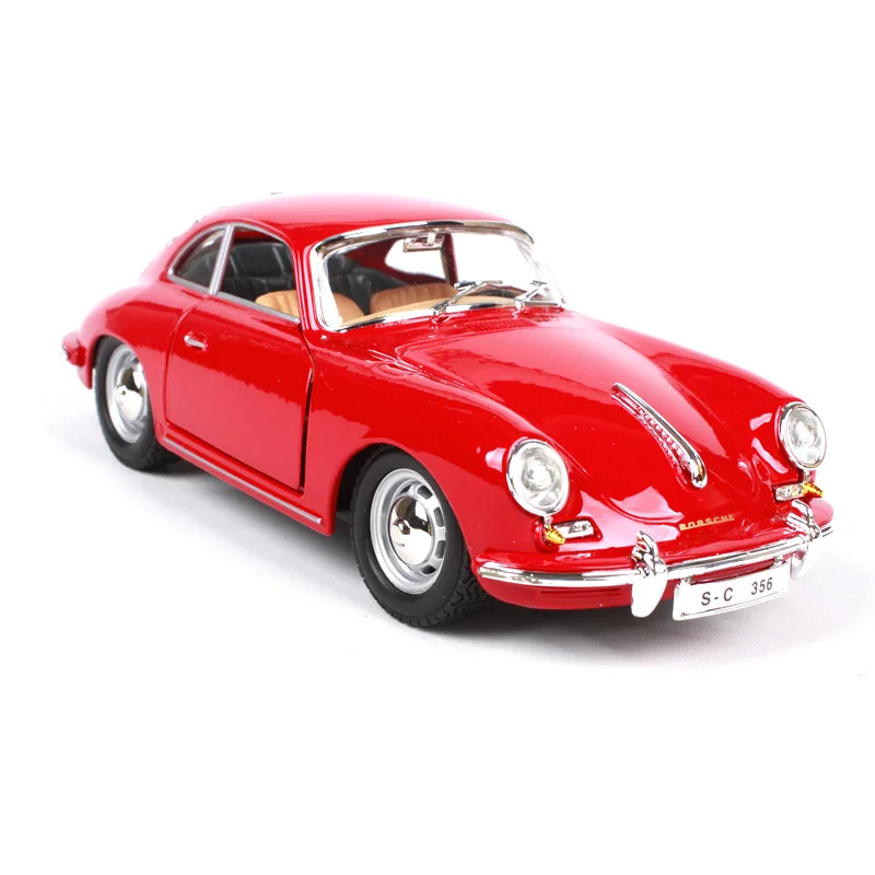 Bburago 1:24 1961 Porsche 356B модель автомобиля из конвертируемого сплава Моделирование