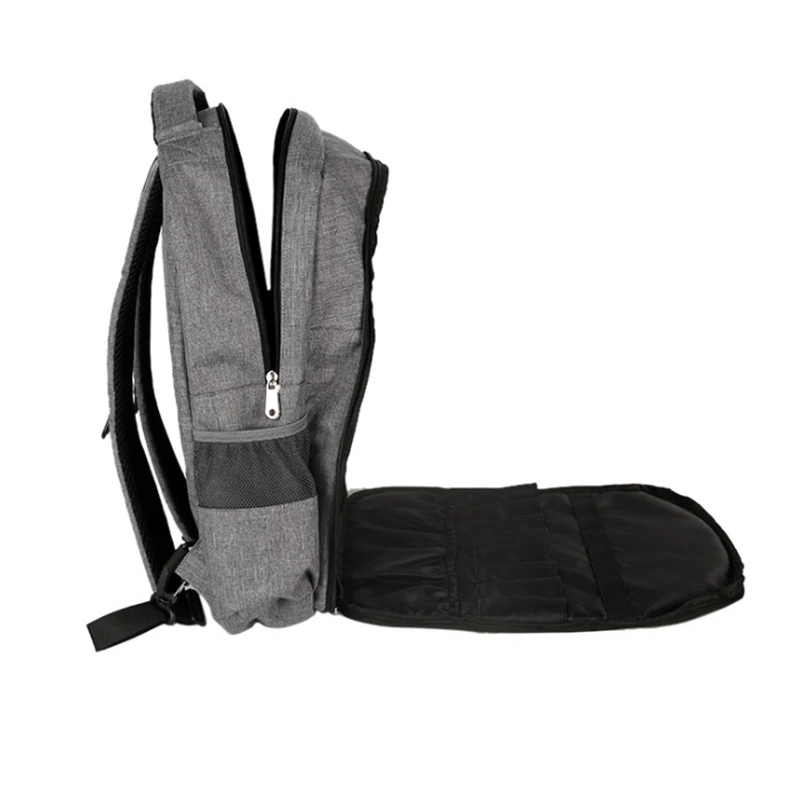 Многофункциональная сумка для хранения волос серая расческа стрижки