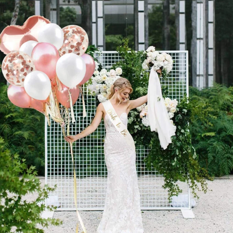 

16 Inch Bridal Aluminum Foil Balloon Bachelor Party Wedding Anniversary Party Birthday Balloon Decoration Supplies