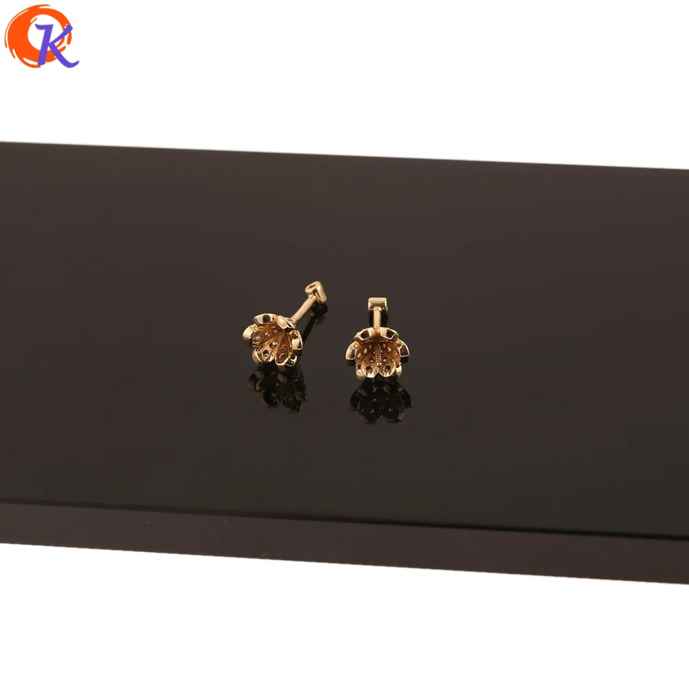 

Cordial Design 20Pcs 8*18MM Jewelry Accessories/CZ Charms/DIY Making/Genuine Gold Plating/Hand Made/Jewelry Findings Components