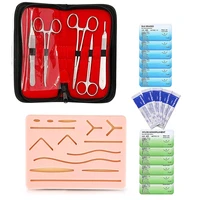 complete suture kit for studentsincluding silicone suture pad and suture tool practice suture kit for suture training