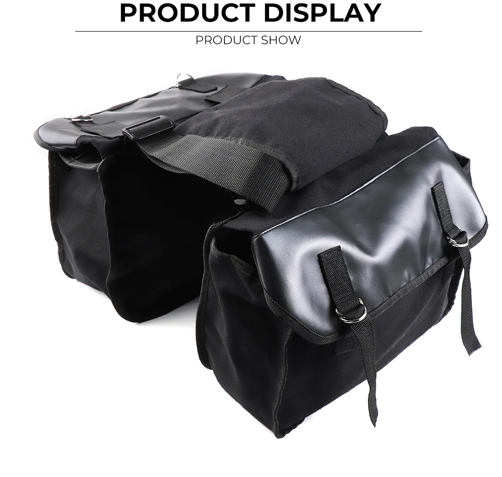 Черная мотоциклетная сумка 600D oxford Saddlebags Equine Back Pack Холщовая Сумка для Touring Sportster XL883 XL1200 для Kawasaki