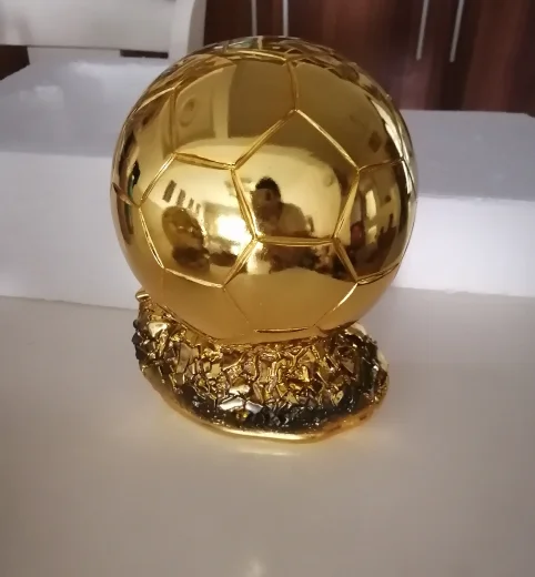 

Hot Sale Golden Ball Trophy Final Shooter Players Electroplated Golden Ball Cup Award