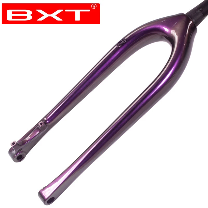 New 29er Mountain Bike Fork Boost Fork 110*15mm UD-Glossy/Matte 1-1/8-1-1/2" Tapered Disc MTB Bicycle Front Fork