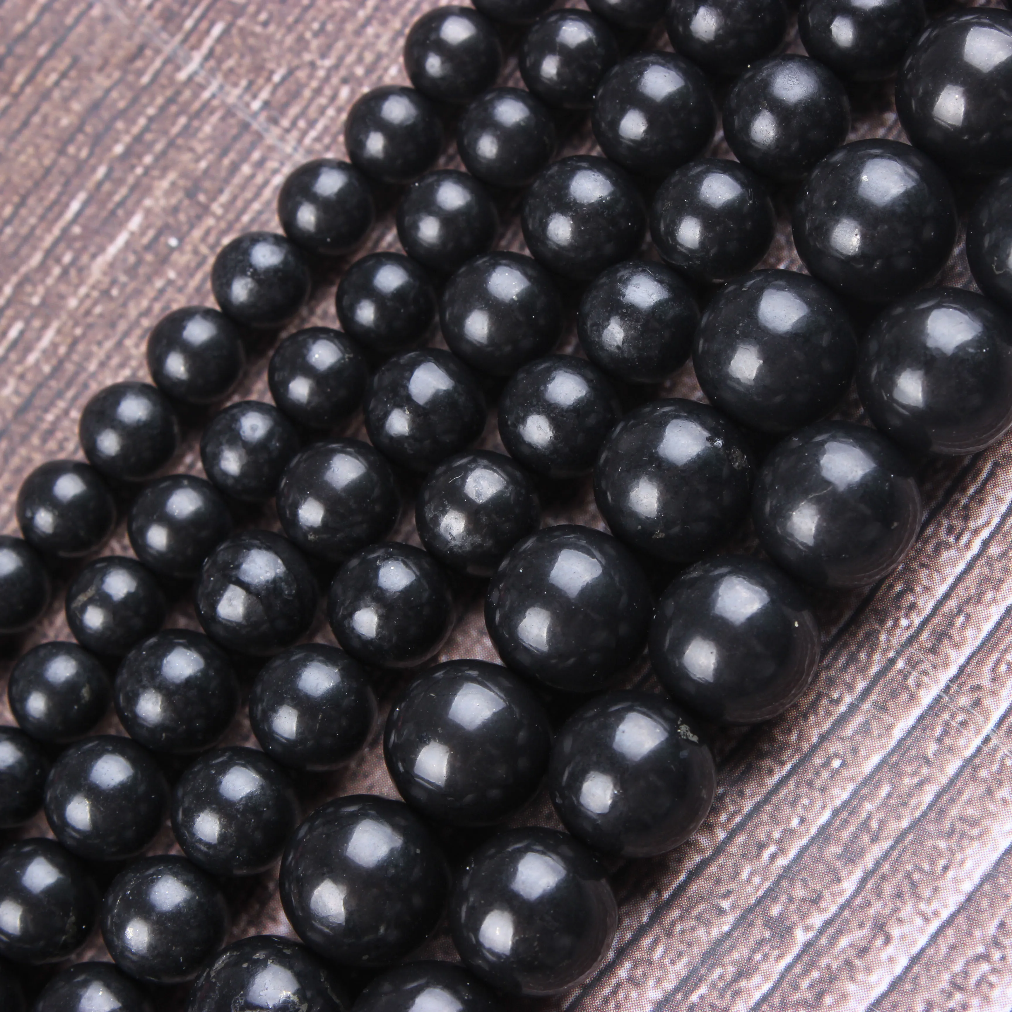 

Fashion jewelry 6 / 8 / 10mm natural gem beads graphite loose beads DIY men and women Bracelet accessories