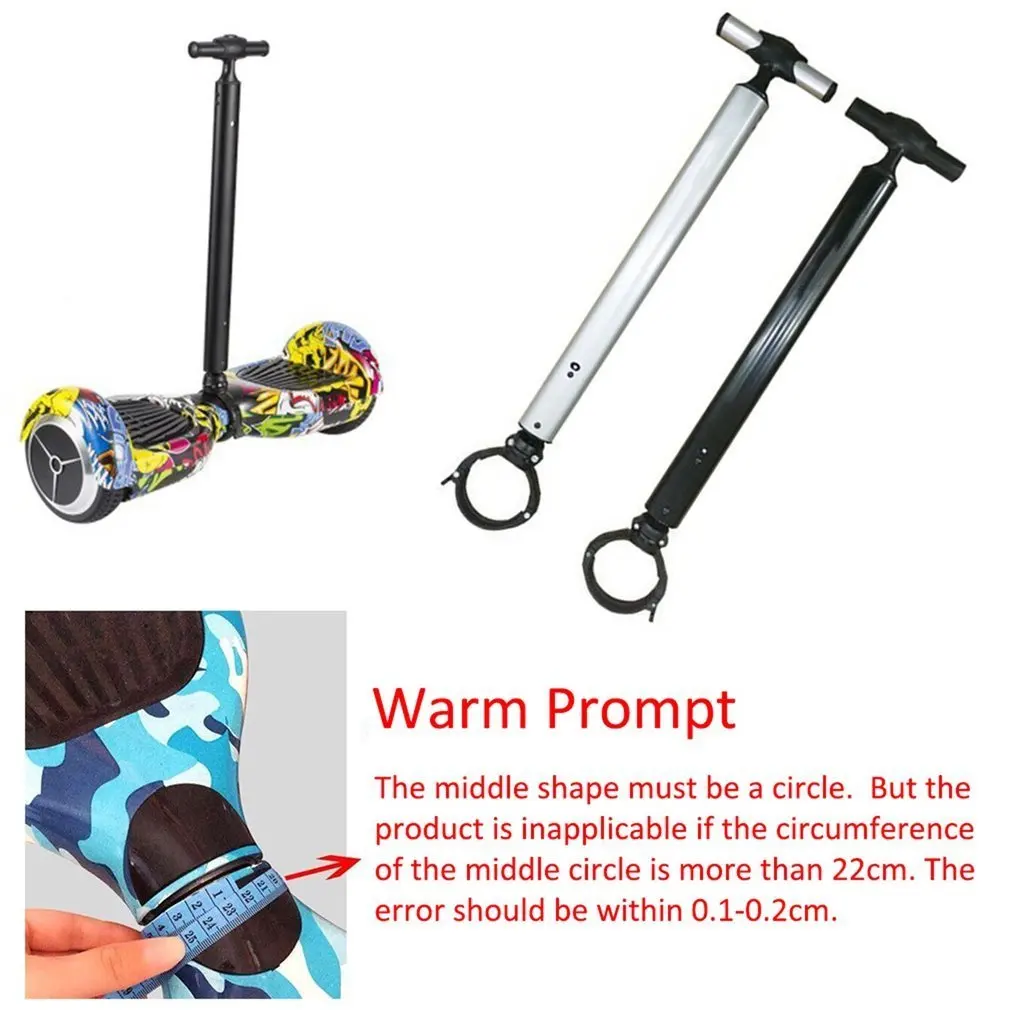 OUTAD Safety Handle Control Strut Stent Aluminum Alloy Telescopic Handlebar For Scooter Hoverboard 8cm Diameter Parts | Спорт и