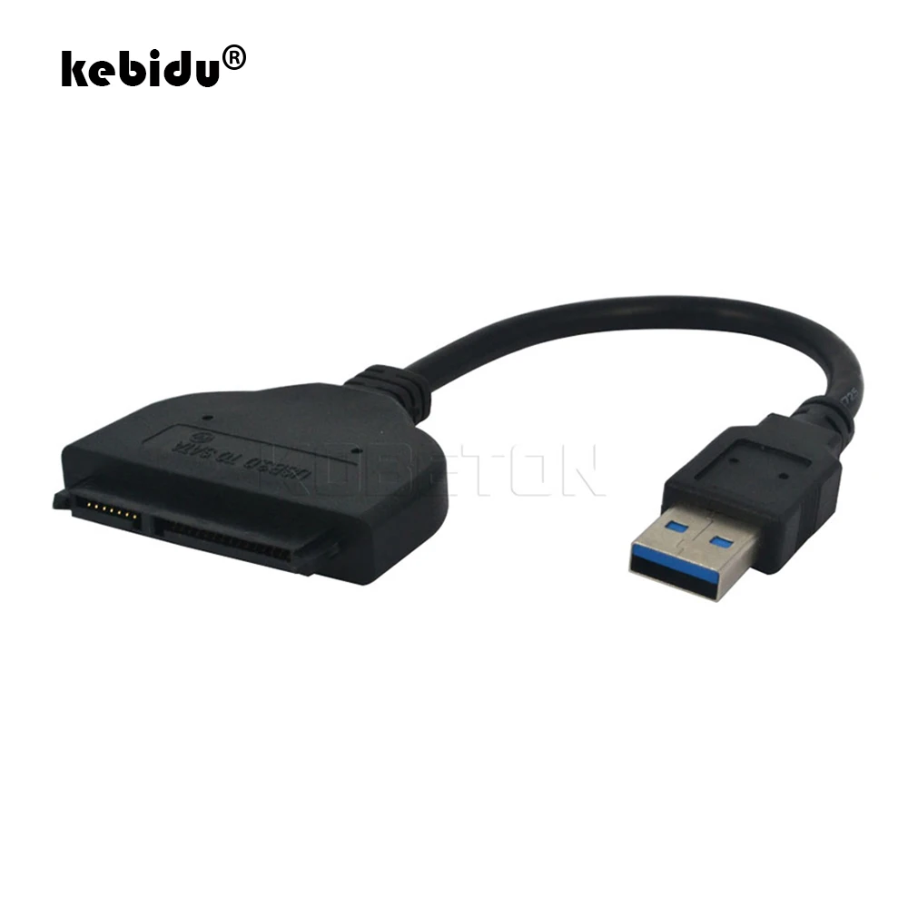 

Kebidu USB 3,0 к Sata 2,5 дюймовый жесткий диск HDD SSD DVD CD ПЗУ адаптер преобразователь серийный кабель ATA для оптического ноутбука