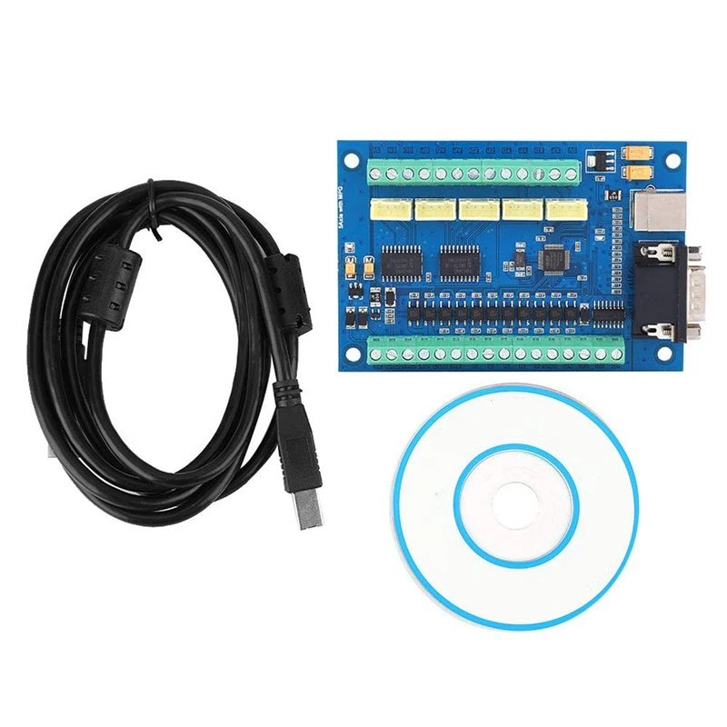 

CNC MACH3 USB 5 Axis 100KHz USB CNC Smooth Stepper Motion Controller Card Breakout Board for CNC Engraving 12-24V