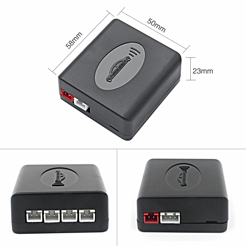 flat sensors adjustable depth 16mm car parking sensor assistance backup radar buzzer system for rear front bumper original 13mm free global shipping