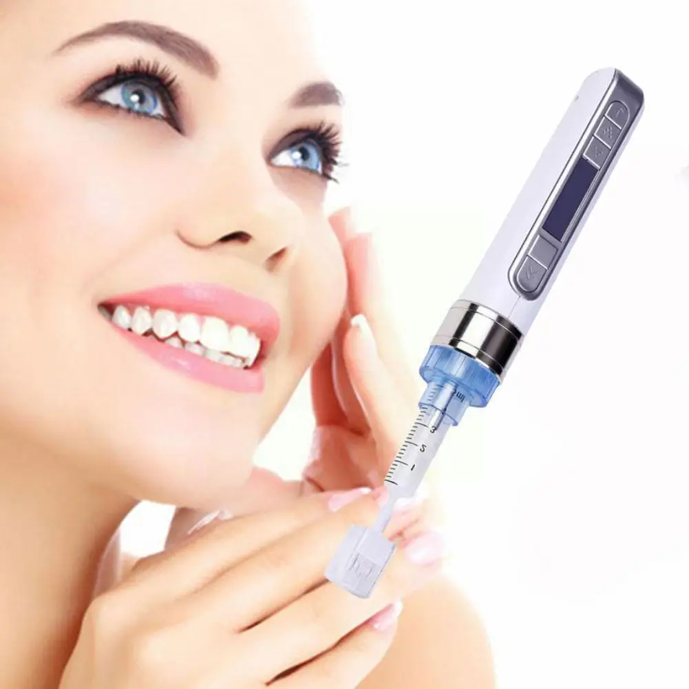 

Meso Injector Gun Water Injection Pen, Deep Hydrating Salon Beauty Beauty Pouch Device Removal Wrinkle Rejuvenation S U6x9