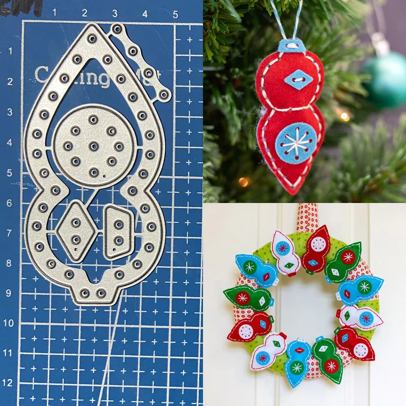 

Lucky Goddess Metal Cutting Dies Stitching Gourd diy Scrapbooking Photo Album Decorative Embossing Paper Card Crafts Die