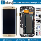 5,1 ''оригинальный AMOLED ЖК-дисплей для SAMSUNG Galaxy S6 Edge дисплей дигитайзер сенсорный экран для S6 Edge G925F G925 ЖК-дисплей с ожоговым тенем