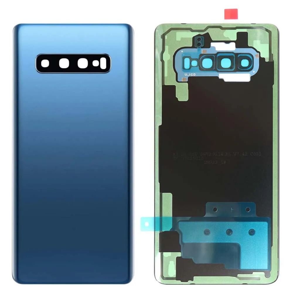 

Задняя крышка батарейного отсека для Samsung Galaxy S10 plus SM-G975F G975U G975W, 6,4 дюйма, стеклянная