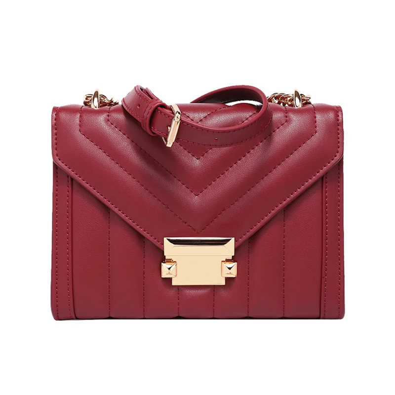 Mood модная Новогодняя красная сумка мессенджер 2019 Новая Элегантная Женская